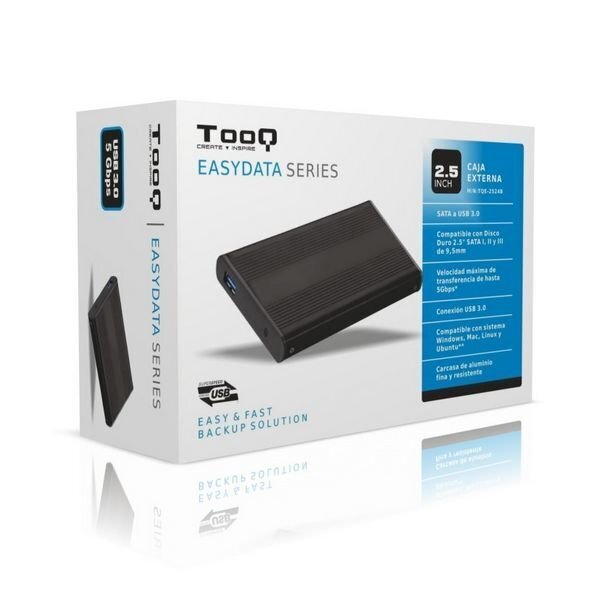 TooQ TQE-2524B HD цена и информация | Välised kõvakettad (SSD, HDD) | kaup24.ee