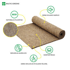 Коврик Comfort Mat из 100% конопляного волокна для животных, 100 x 40 см цена и информация | Подстилка, сено для грызунов | kaup24.ee