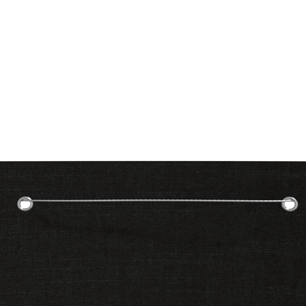 vidaXL rõdusirm, must, 160 x 240 cm, Oxfordi kangas цена и информация | Päikesevarjud, markiisid ja alused | kaup24.ee