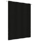vidaXL rõdusirm, must, 160 x 240 cm, Oxfordi kangas hind ja info | Päikesevarjud, markiisid ja alused | kaup24.ee