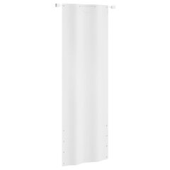 vidaXL rõdusirm, valge, 80 x 240 cm, Oxfordi kangas hind ja info | Päikesevarjud, markiisid ja alused | kaup24.ee
