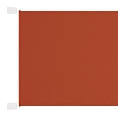 vidaXL vertikaalne varikatus terrakota 180x1200 cm Oxfordi kangas hind ja info | Päikesevarjud, markiisid ja alused | kaup24.ee