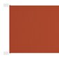 vidaXL vertikaalne varikatus terrakota 180x1200 cm Oxfordi kangas hind ja info | Päikesevarjud, markiisid ja alused | kaup24.ee