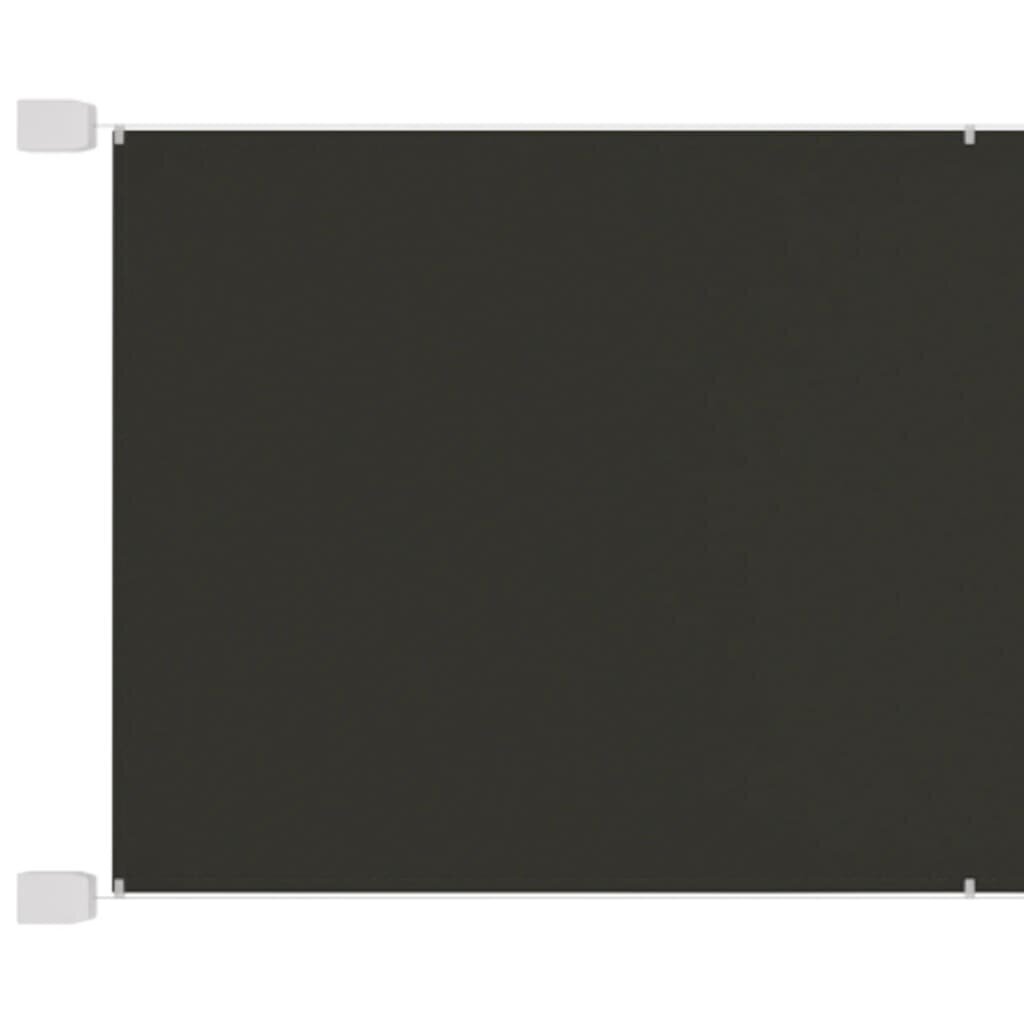 vidaXL vertikaalne varikatus antratsiit 180x1200 cm Oxfordi kangas цена и информация | Päikesevarjud, markiisid ja alused | kaup24.ee