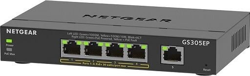 Netgear GS305EP-100PES hind ja info | Lülitid (Switch) | kaup24.ee