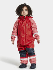 Детский резиновый комбинезон Didriksons COLORADO, розово-красный цена и информация | Непромокаемая одежда для детей | kaup24.ee