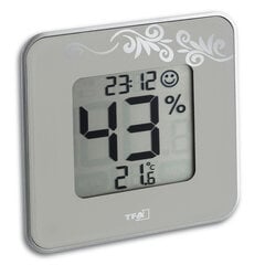 Digitaalne termo-hügromeeter TFA Style 30.5021, must цена и информация | Метеорологические станции, термометры | kaup24.ee