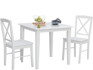 Комплект мебели для столовой Notio Living Flik/Sori 80, белый цена и информация | Комплекты мебели для столовой | kaup24.ee