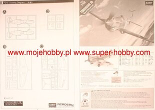 Liimitav mudel Academy 12235 P-40C Tomahawk IIB 1:48 hind ja info | Liimitavad mudelid | kaup24.ee