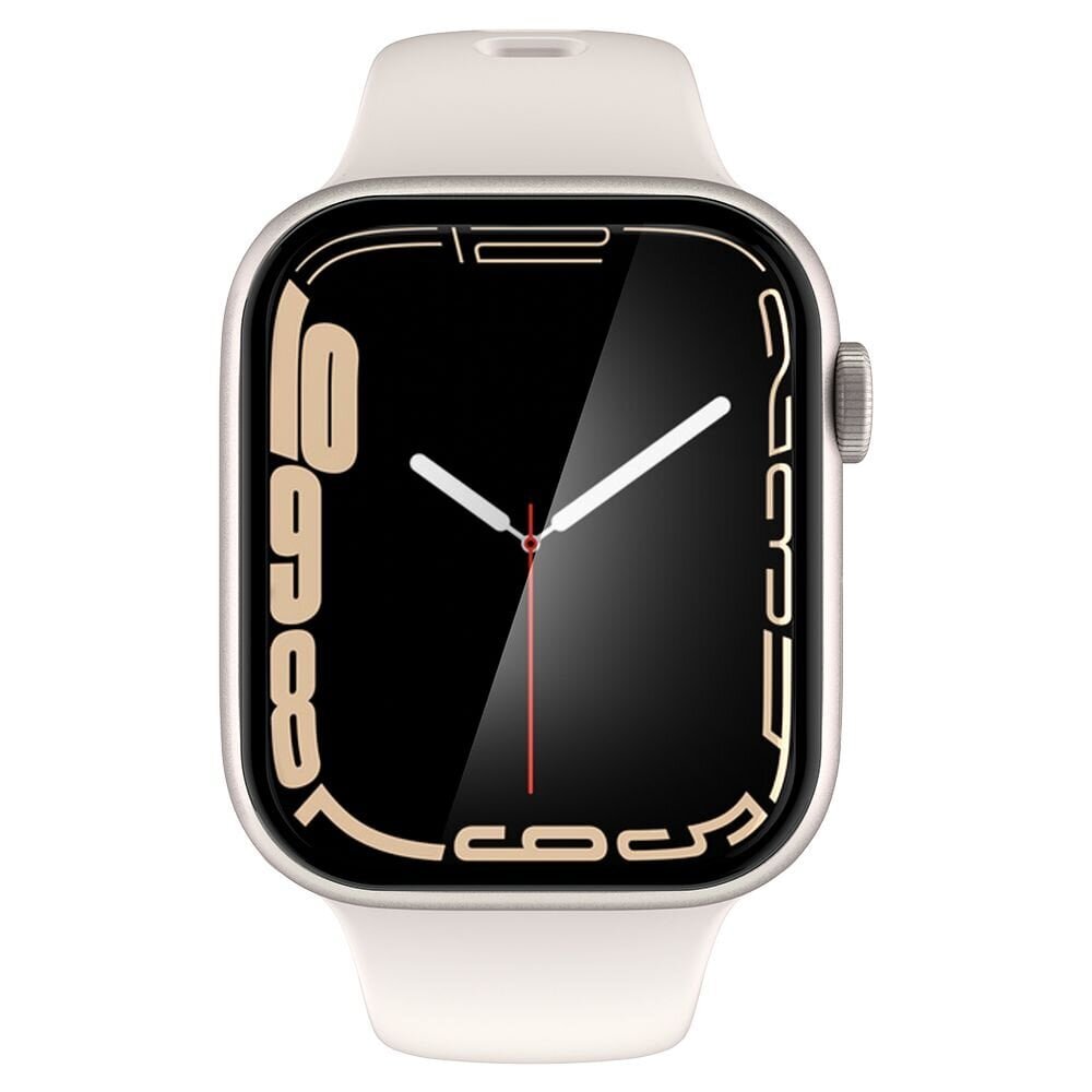 Spigen hübriid kaitseklaas ProFlex EZ Fit kellale Apple Watch Series 7 (41mm) ja Apple Watch Series 8 (41 mm) hind ja info | Nutikellade ja nutivõrude tarvikud | kaup24.ee
