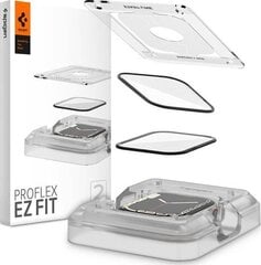 Spigen hübriid kaitseklaas ProFlex EZ Fit kellale Apple Watch Series 7 (41mm) ja Apple Watch Series 8 (41 mm) цена и информация | Аксессуары для смарт-часов и браслетов | kaup24.ee