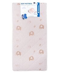 Madrats lastele Kikkaboo Memory Comfort Cool gel 70х140х12 cm, Elephants Pink цена и информация | Матрасы | kaup24.ee