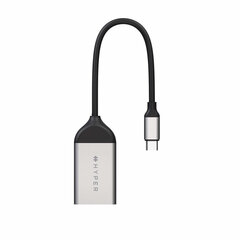 Адаптер USB C на сеть RJ45 Hyper HD425B Серебряный цена и информация | Адаптеры и USB-hub | kaup24.ee
