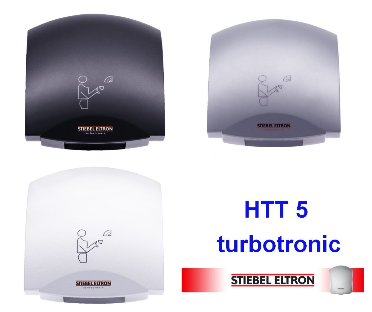 Kätekuivati STIEBEL ELTRON infrapunaandur HTT 5 SM Turbotronic 2600 W, hõbedane metallik hind ja info | Vannitoa sisustuselemendid ja aksessuaarid | kaup24.ee