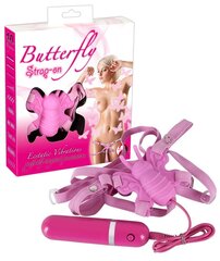 Väline vibraator Butterfly strap-on hind ja info | Vibraatorid | kaup24.ee