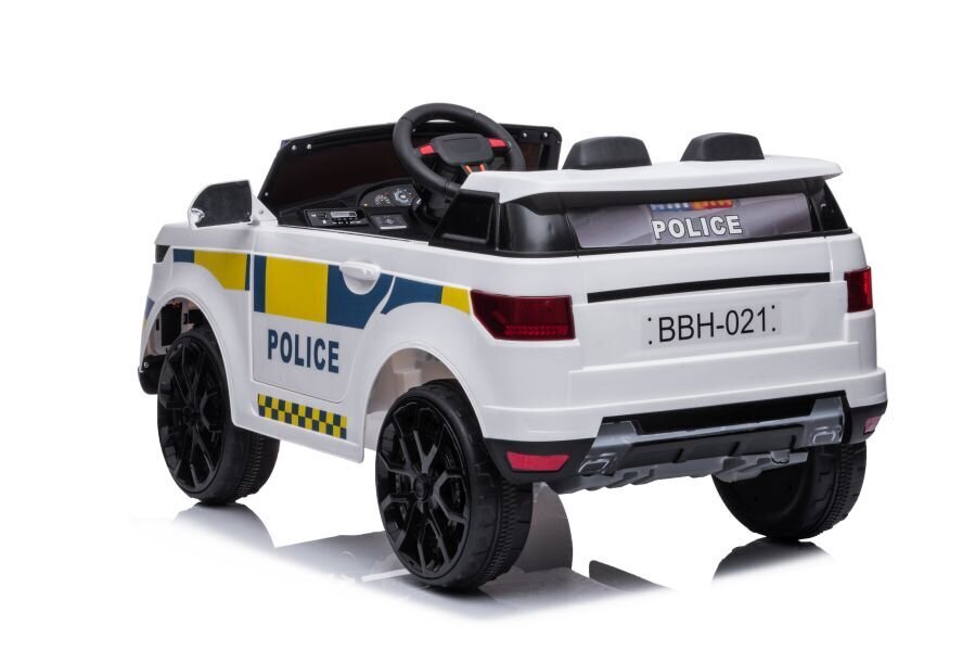 Elektriauto lastele BBH-021 Police, valge цена и информация | Laste elektriautod | kaup24.ee