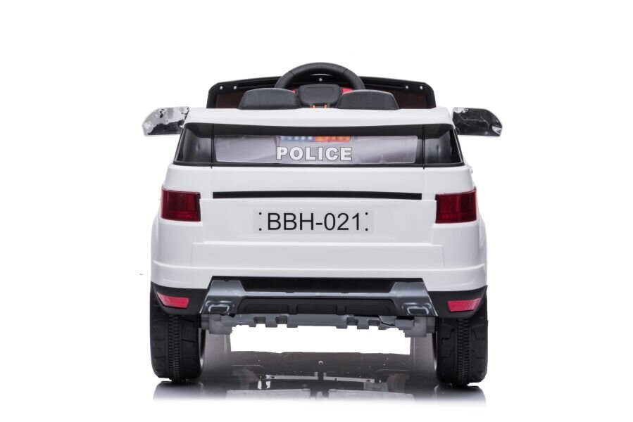 Elektriauto lastele BBH-021 Police, valge цена и информация | Laste elektriautod | kaup24.ee