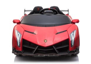 Kahekohaline laste elektriauto Lamborghini Veneno, punane hind ja info | Laste elektriautod | kaup24.ee