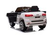 Elektriauto lastele Jeep Grand Cherokee JJ2055, valge цена и информация | Laste elektriautod | kaup24.ee