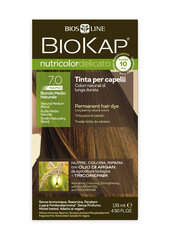 Краска для волос Biokap Nutricolor Rapid 7.0  / Natural Medium Blond цена и информация | Краска для волос | kaup24.ee