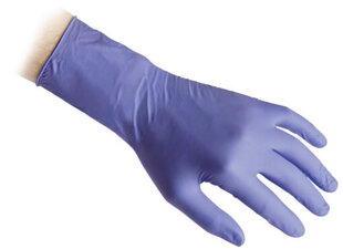 Перчатки прочные нитриловые фиолетовые 50 шт/уп цена и информация | Рабочие перчатки | kaup24.ee