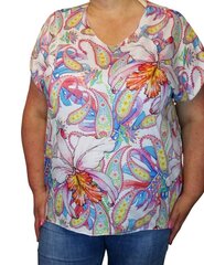 Naiste värvilise mustriga pluus Moda Italia, 198-7 цена и информация | Женские блузки, рубашки | kaup24.ee