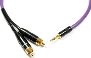 Melodika Jack 3.5mm - RCA (Cinch) x2 6m hind ja info | Kaablid ja juhtmed | kaup24.ee