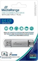 MediaRange MR937 цена и информация | USB накопители | kaup24.ee