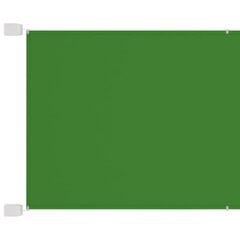 vidaXL vertikaalne varikatus, heleroheline 60 x 600 cm, Oxfordi kangas hind ja info | Päikesevarjud, markiisid ja alused | kaup24.ee