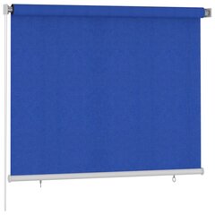 vidaXL väliruloo 180 x 140 cm, sinine, HDPE hind ja info | Voldikkardinad | kaup24.ee