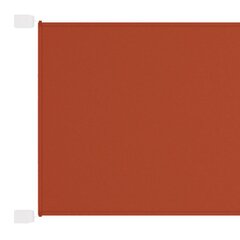 vidaXL vertikaalne varikatus, terrakota, 140 x 800 cm, Oxfordi kangas цена и информация | Зонты, маркизы, стойки | kaup24.ee