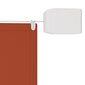 vidaXL vertikaalne varikatus terrakota 100x420 cm Oxfordi kangas hind ja info | Päikesevarjud, markiisid ja alused | kaup24.ee