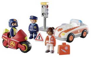 71156 PLAYMOBIL® 1.2.3. Герои жизни цена и информация | Конструкторы и кубики | kaup24.ee