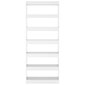 vidaXL raamaturiiul/ruumijagaja valge 80x30x198 cm puitlaastplaat hind ja info | Riiulid | kaup24.ee