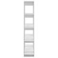 vidaXL raamaturiiul/ruumijagaja kõrgläikega valge 100x30x160 cm hind ja info | Riiulid | kaup24.ee