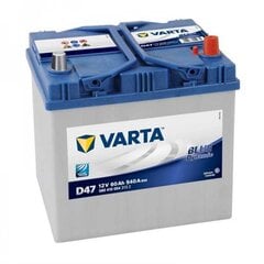 Aku VARTA BLUE 60AH 540A D47 hind ja info | Varta Autokaubad | kaup24.ee