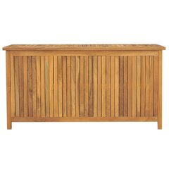 vidaXL aia hoiukast, 114 x 50 x 58 cm, tiikpuu цена и информация | Уличные контейнеры, контейнеры для компоста | kaup24.ee