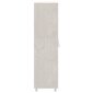 vidaXL garderoob, valge, 89x50x180 cm, männipuit hind ja info | Kapid | kaup24.ee