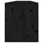 vidaXL seinakapid, 2 tk, must, 80x30x35 cm, männipuit hind ja info | Riiulid | kaup24.ee