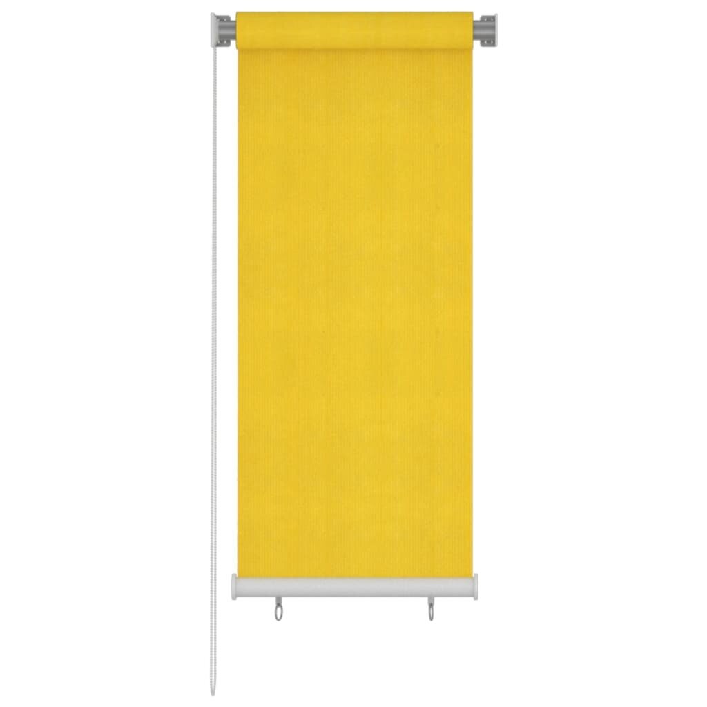 vidaXL väliruloo 60x140 cm, kollane, HDPE цена и информация | Voldikkardinad | kaup24.ee