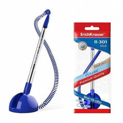 Pastapliiats ErichKrause® R-301 Desk Pen 1.0, tindivärv sinine hind ja info | Kirjutusvahendid | kaup24.ee