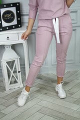 Повседневные брюки для женщин Vivian, розовые цена и информация | Штаны женские | kaup24.ee