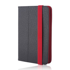 Universal case ORBI for tablet 9-10&quot; black-red цена и информация | Чехлы для планшетов и электронных книг | kaup24.ee