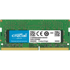 Оперативная память Crucial RAM, DDR4, 16GB, SO DIMM , 260-PIN цена и информация | Оперативная память (RAM) | kaup24.ee