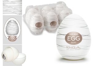 Набор мастурбаторов Tenga Egg Silky 6 шт. цена и информация | Секс игрушки, мастурбаторы | kaup24.ee