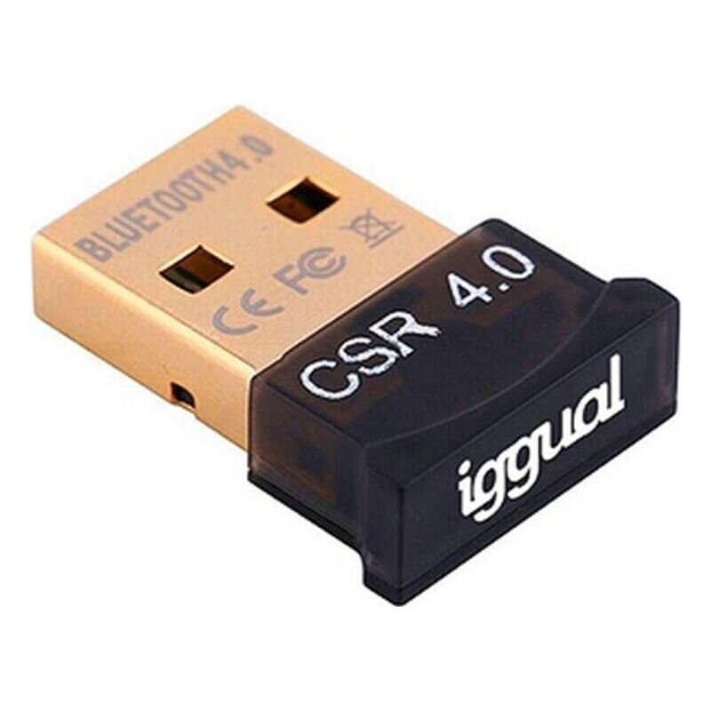 Bluetooth adapter 4.0 Iggual, IGG316658, 2.4 GHz hind ja info | USB jagajad, adapterid | kaup24.ee