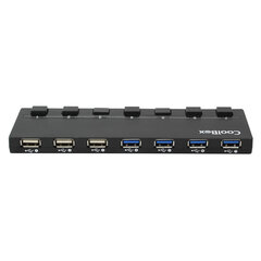 USB-jaotur CoolBox HUBCOO356A hind ja info | USB jagajad, adapterid | kaup24.ee