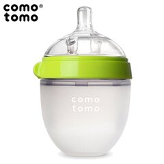 Comotomo Evolved roheline silikoonpudel, 150 ml цена и информация | Бутылочки и аксессуары | kaup24.ee