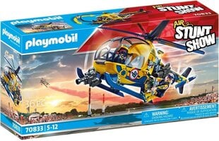 70833 PLAYMOBIL® Air Stunt Show Helikopter koos kaamerameeskonnaga цена и информация | Конструкторы и кубики | kaup24.ee