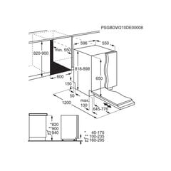 AEG FSB5360CZ hind ja info | Nõudepesumasinad | kaup24.ee